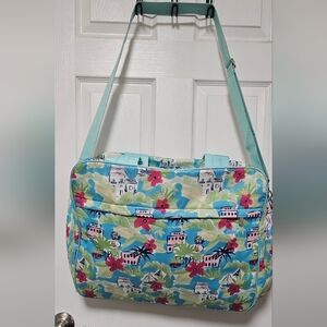 Thirty One Tropical Getaway Voyager Bag (with bonus pouch!)